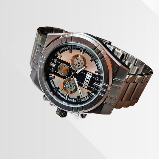 the Fixen Watch – Silver Stainless Steel Beauty for Every Occasion