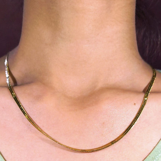 Snake Gold Plated  Chain